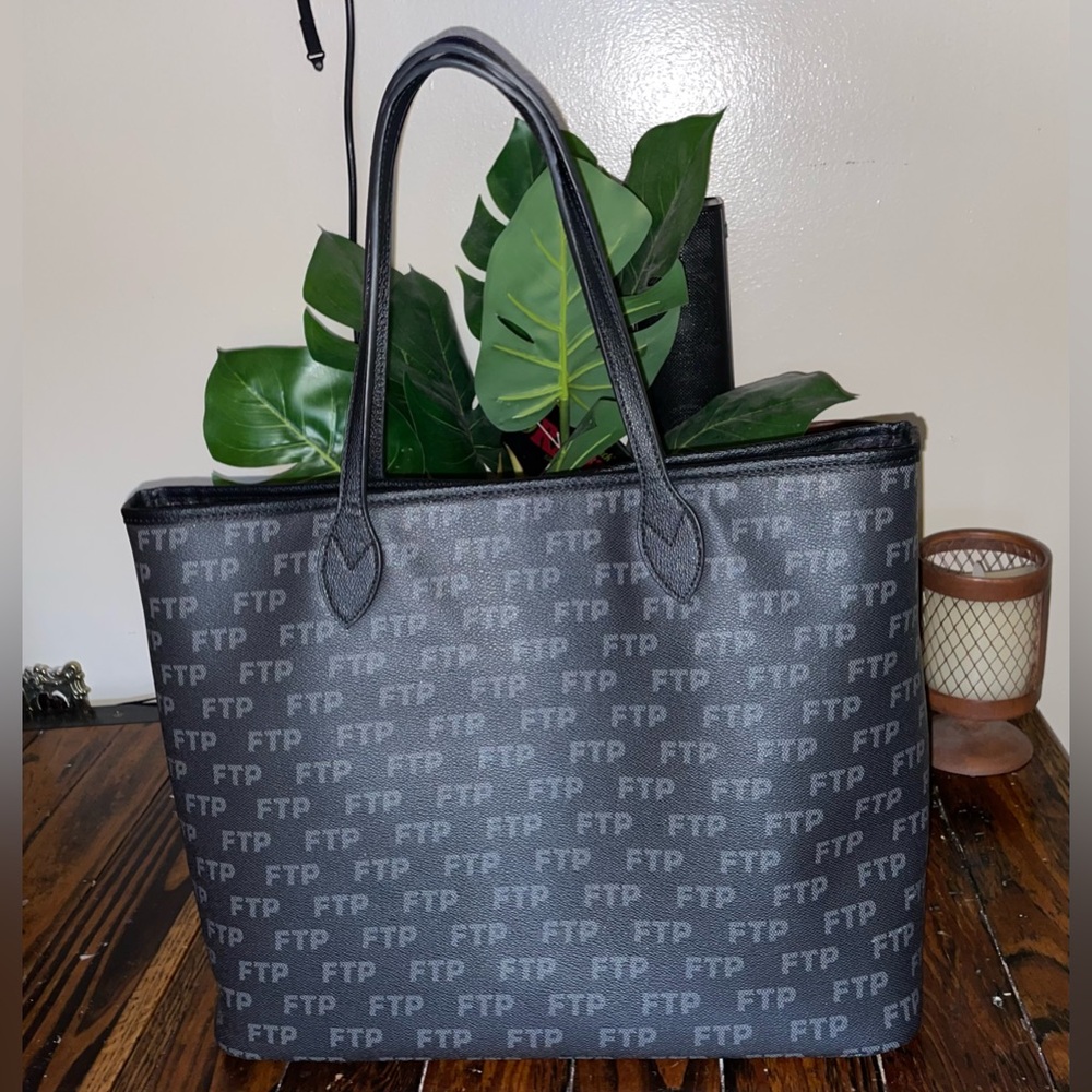 FTP Monogram Black Tote